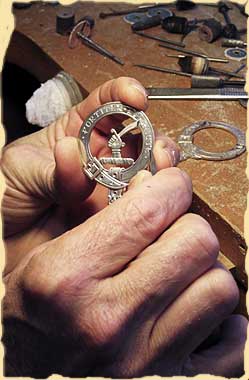 Our Scottish Clan Crest Badges are hand wrought